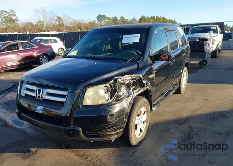 2006 Honda Pilot Lx z USA, uszkodzony, nr VIN 2HKYF18166H552425
